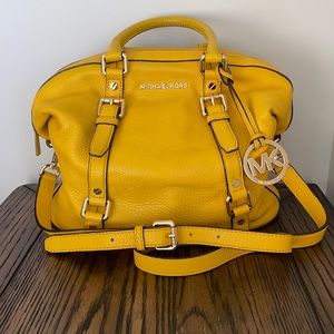 Yellow Leather Michael Kors Bag